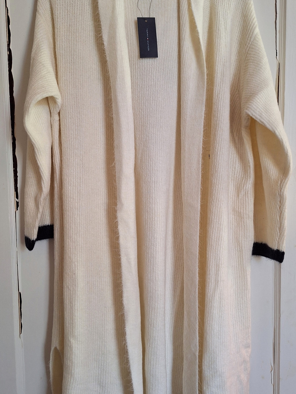 Tommy Hilfiger Hooded Long Open Cardigan Sz 1XL NWT